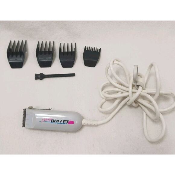 Wahl Sterling Bullet Hair Trimmer 4 Attachments Cleaning Brush works EXCELLENT!